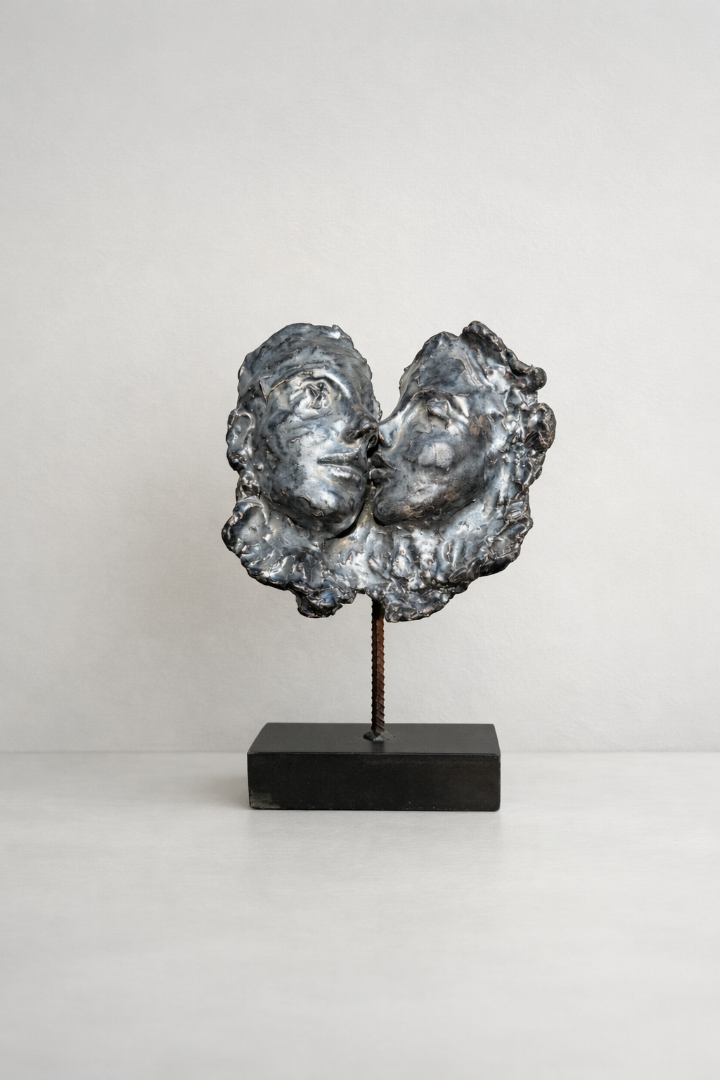 ‘THE KISS’  DUAL FACE SCULPTURE