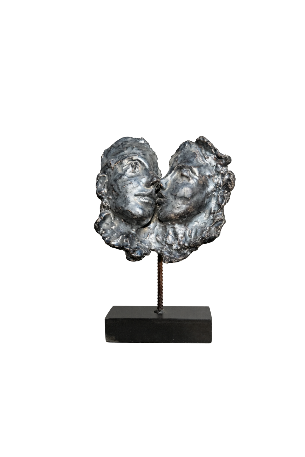 ‘THE KISS’  DUAL FACE SCULPTURE