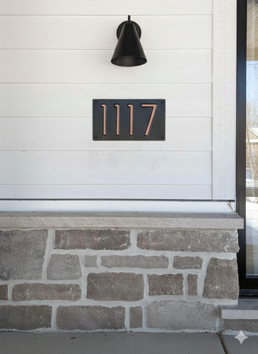 DOOR NUMBERS (1-2 DIGITS)